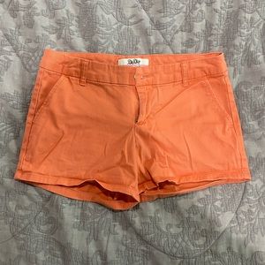 Bebop light orange shorts size 3